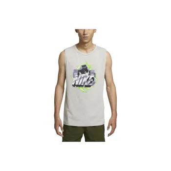 Nike Tank Tops Men's Light Iron Ore Gray