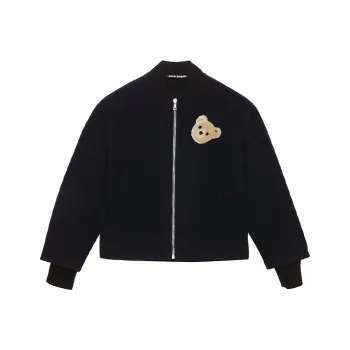 PALM ANGELS Jackets Men Blue Brown