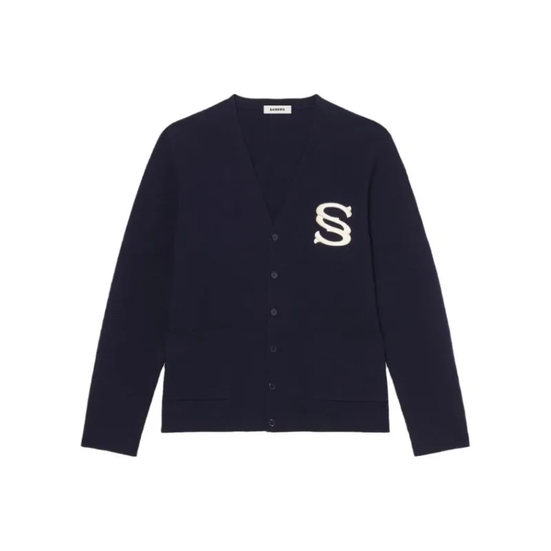 Sandro Knitwear Men Dark Blue-0