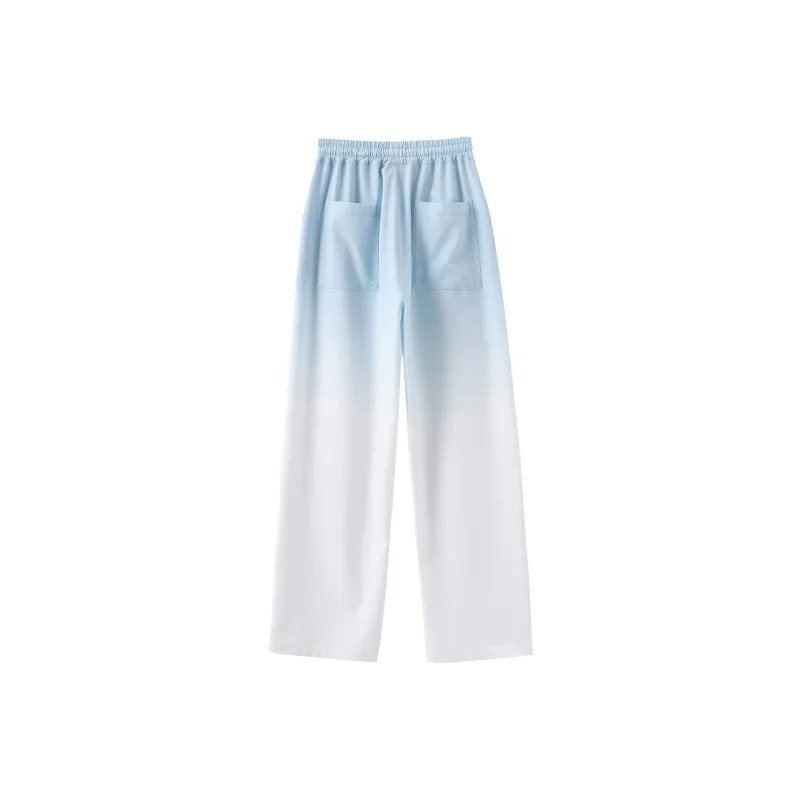 Clubxxhh Casual Pants Unisex Light Blue-1