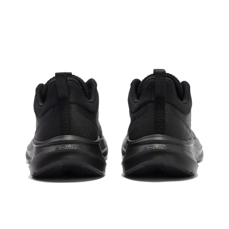 361° Abrasion Resistant Cushioning Low Top Casual Running Shoes Men's Black-3