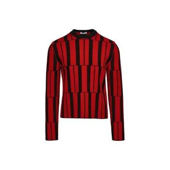 Ferragamo Patterned-jacquard Cashmere Jumper