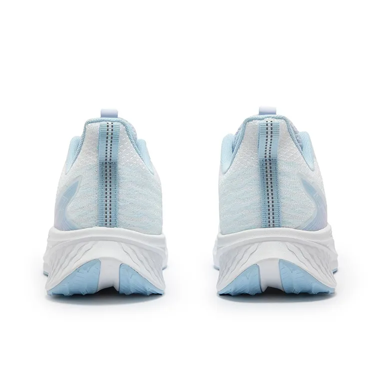 361° Breathable Lightweight Low-Top Casual Running Shoes Women's White Blue-3