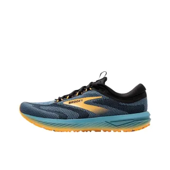 Brooks Revel 7 Storm Blue Black Orange Pop