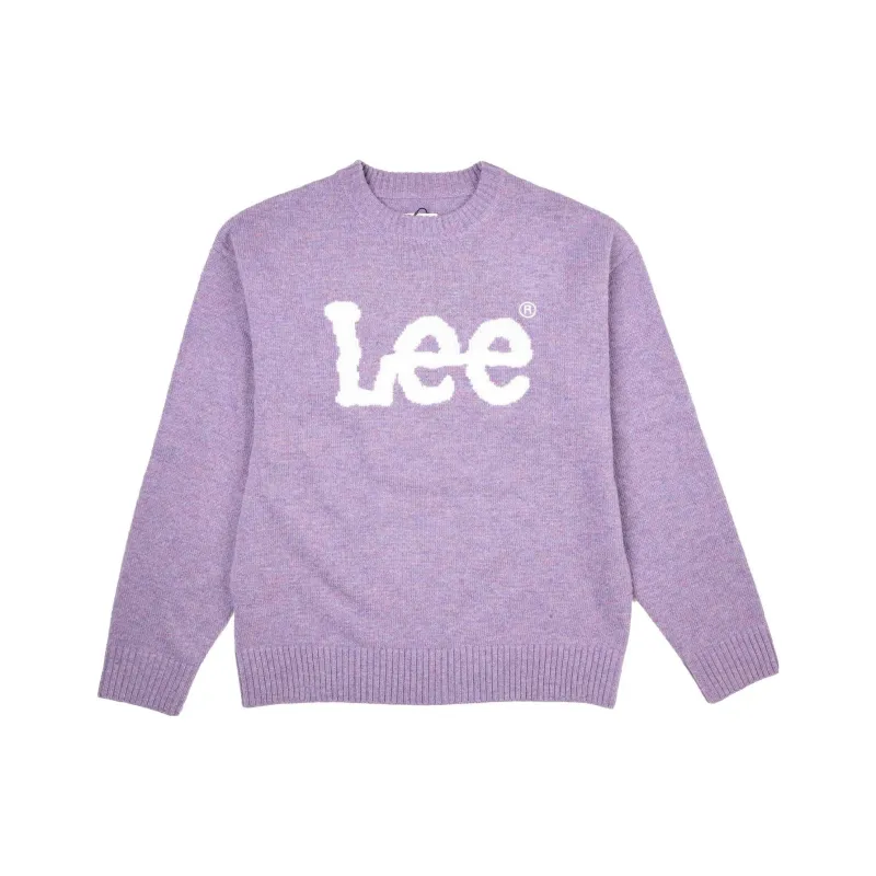 Lee Sweaters Unisex Pink Purple-0