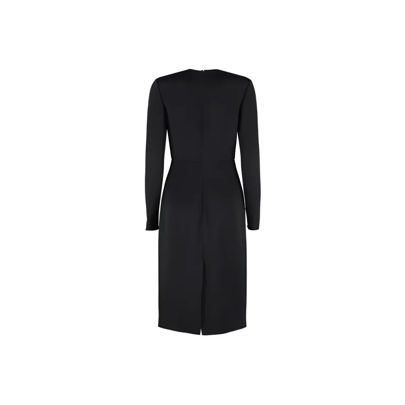 Valentino Long Sleeved Dress Women's Black-1