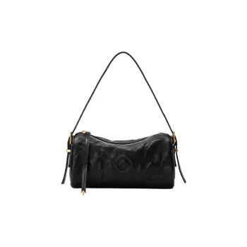 GROTTO Vegetable Tanned Sheepskin Pen Holder Bag, Shoulder Bag Mini Unisex Multicolor
