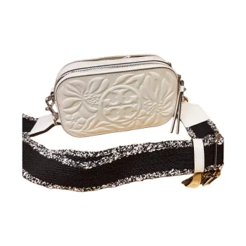 TORY BURCH Miller Leather Shoulder Bag Regular Mini Women's White