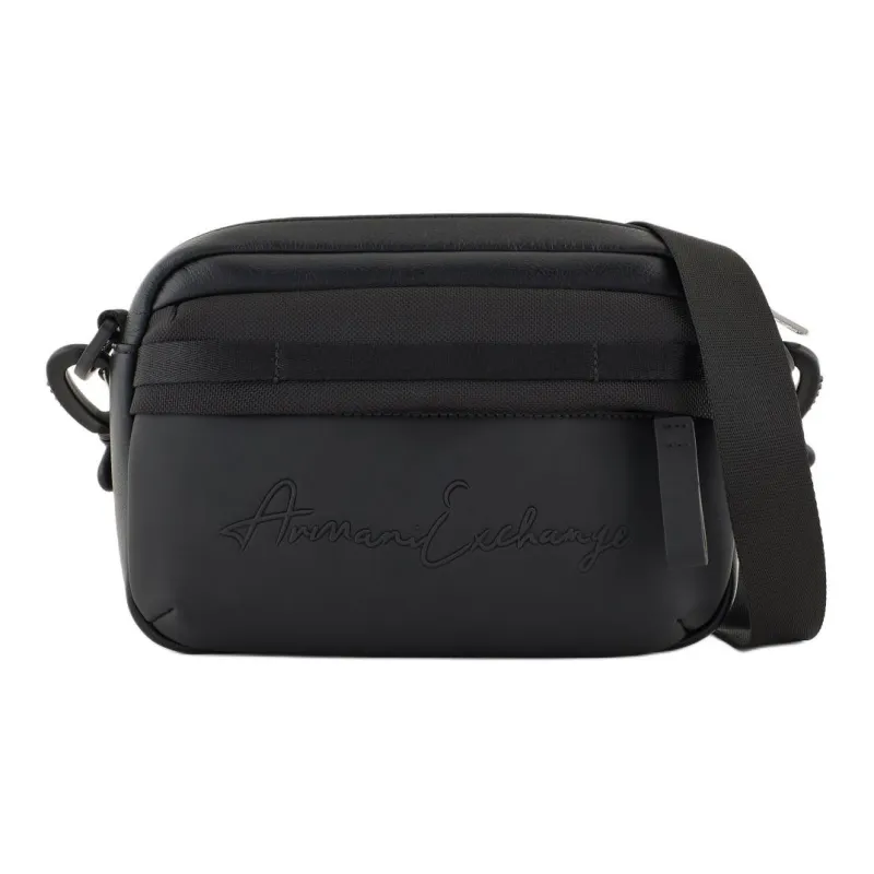 ARMANI EXCHANGEAE Polyester Shoulder Bag, Crossbody Bag Men's Black-0