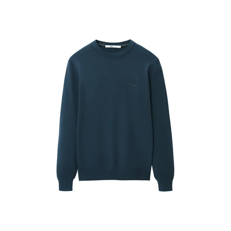HLA Sweaters Men Medium Blue C8-0