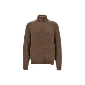 Ermenegildo Zegna Roll Neck Ribbed Knit Jumper