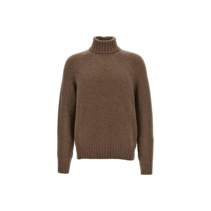 Ermenegildo Zegna Roll-Neck Ribbed-Knit Jumper-0