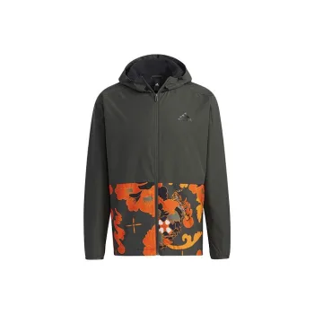 Adidas Jackets Men Dark Green Multicolor