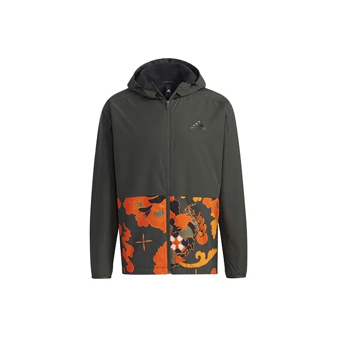 Adidas Jackets Men Dark Green Multicolor-0