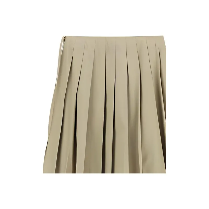 MIU MIU Casual Short Skirts Women's Light Camel-4