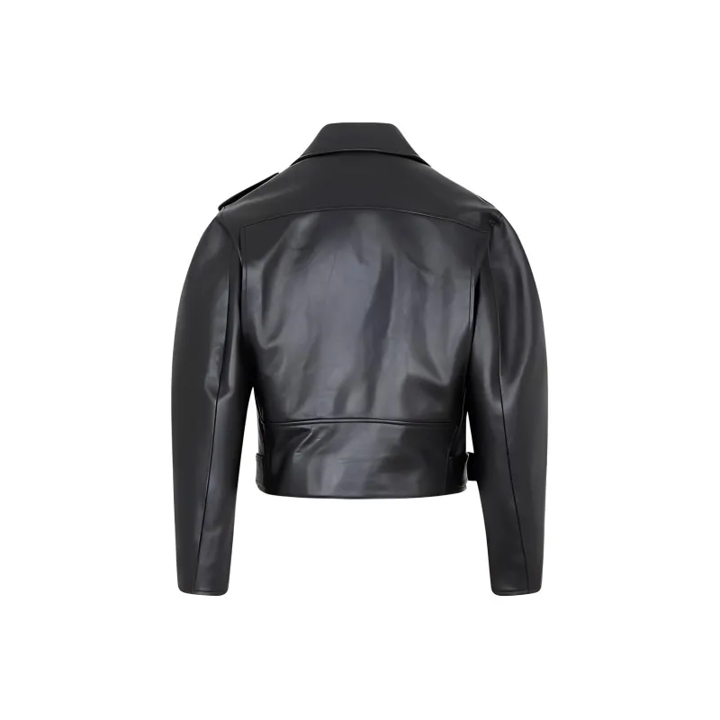 Chloé Leather Jackets Women's Black-1