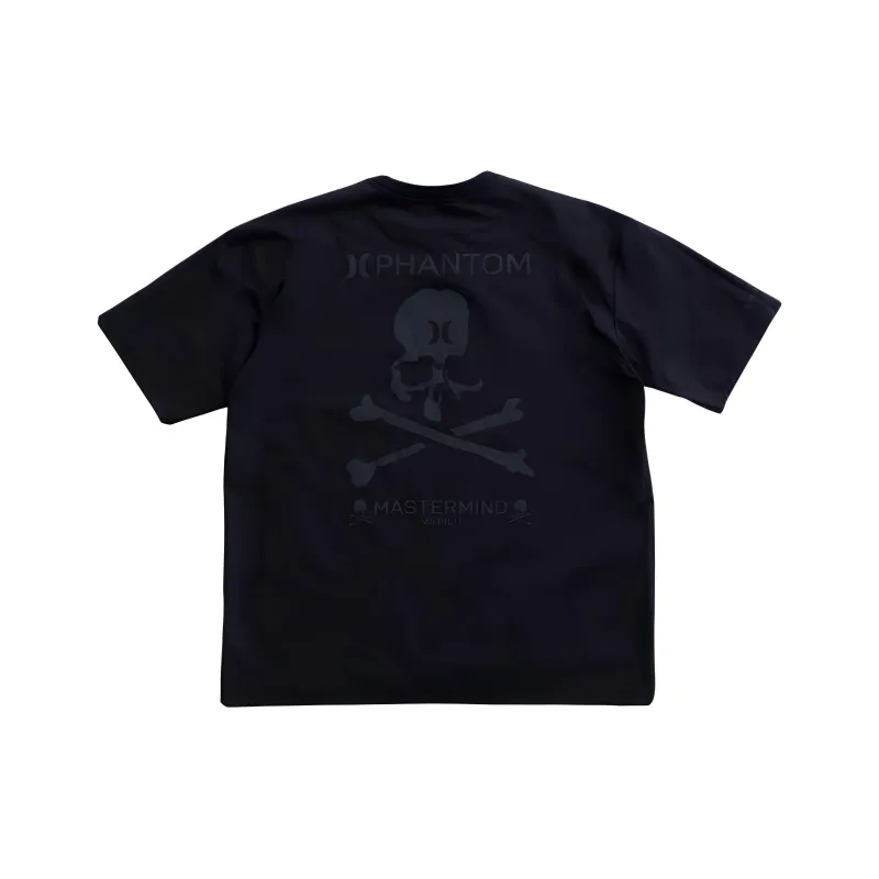 Hurley X MASTERMIND WORLD Hurley Collaboration T-Shirts Unisex Black-1
