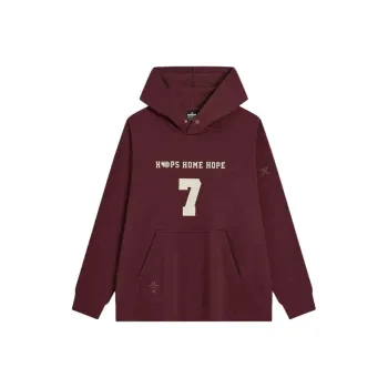 XTEP Basketball Collection Sweatshirt Men's Deep Plum Red