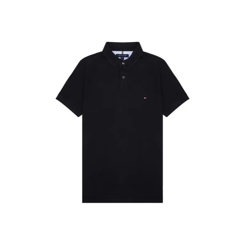 Tommy Hilfiger Polo Shirt Men's Black-0