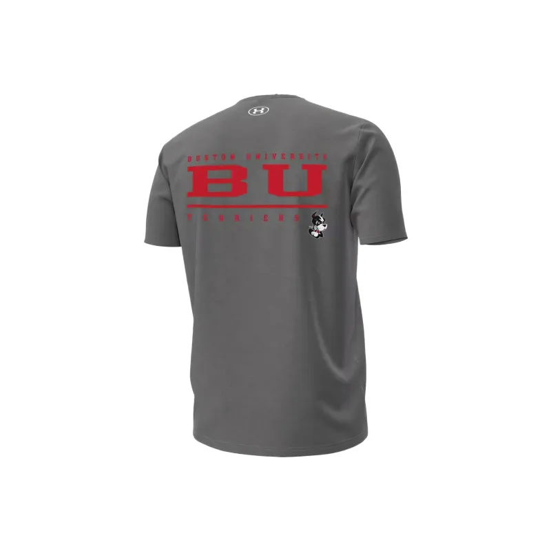 Under Armour Performance CottonCollegiate T Shirt Men's Gray-1