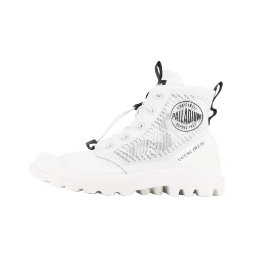 Palladium Pampa Ankle Boots Unisex White