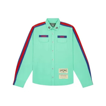 Denim Tears Bstroy Collaboration Shirts Unisex Mint Green