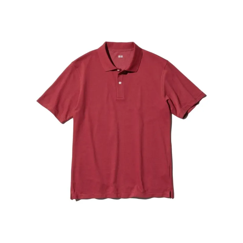UNIQLO Polo Shirts Unisex Red-0
