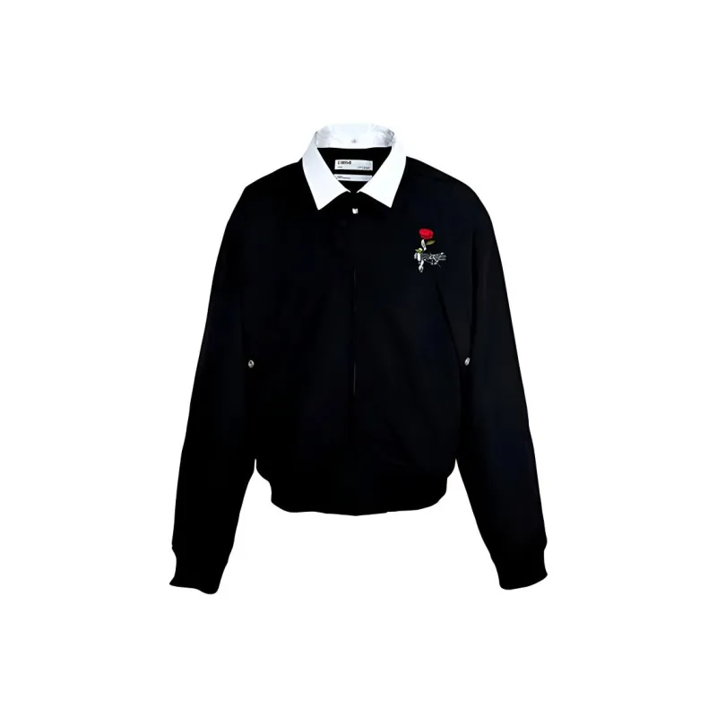 C2H4 My Own Private Planet Intervein Panelled Bomber Jacket-0