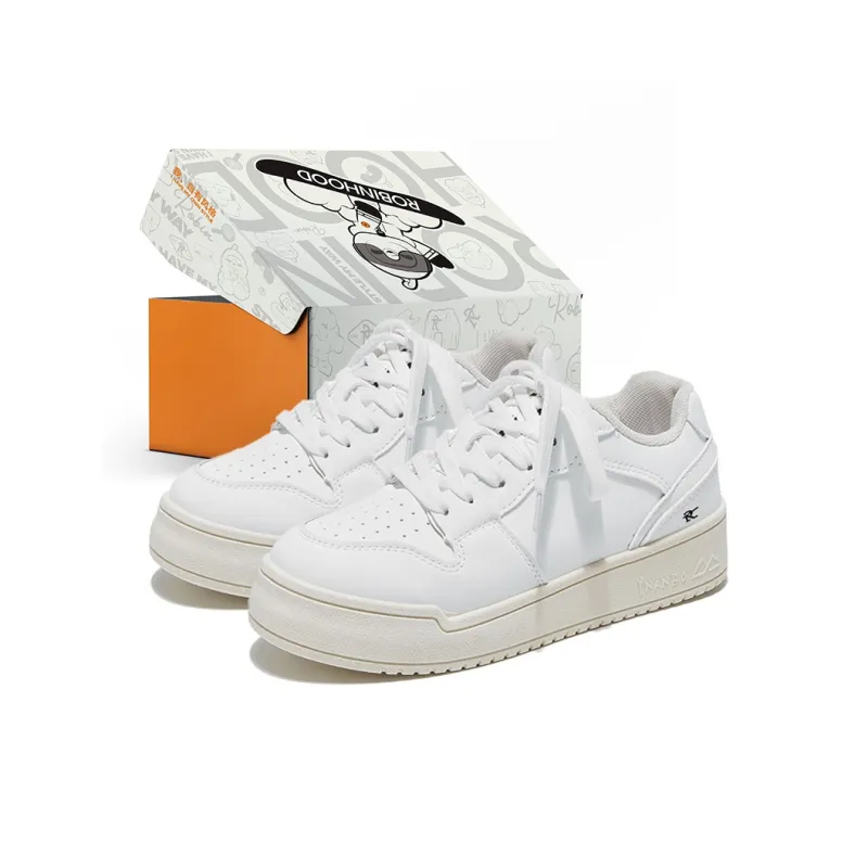 ROBINHOOD Slip Resistant Shock Absorbers With Abrasion Resistant Properties Low Top Skateboard Shoes Women's Box-24