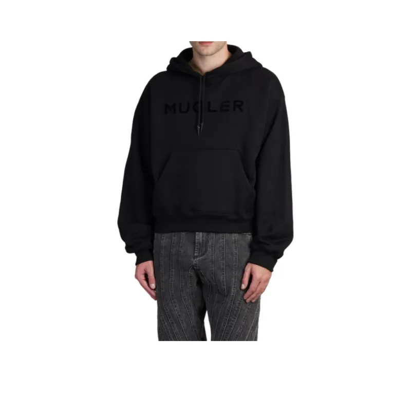 Mugler Logo Hoodie-1