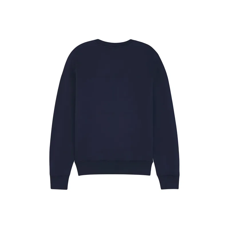 Maison Kitsune Chillax Fox Patch Crewneck Sweatshirt-1