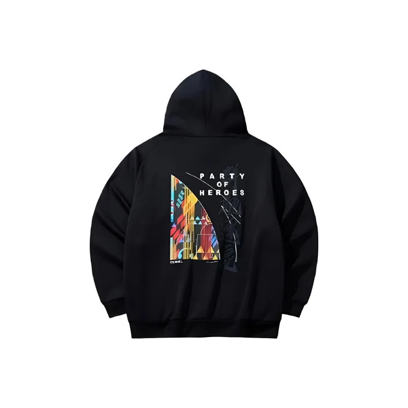 Anta Basketball Collection Sweatshirt Men's Basic Black-1