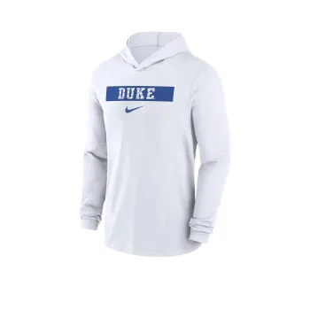 Nike Duke Blue Devils Sideline Men's Nike Dri FIT College Long Sleeve Hooded Top