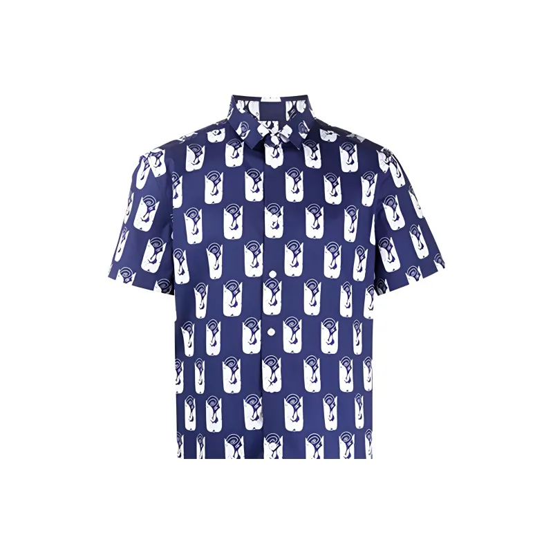KENZO Shirts Men Blue-4