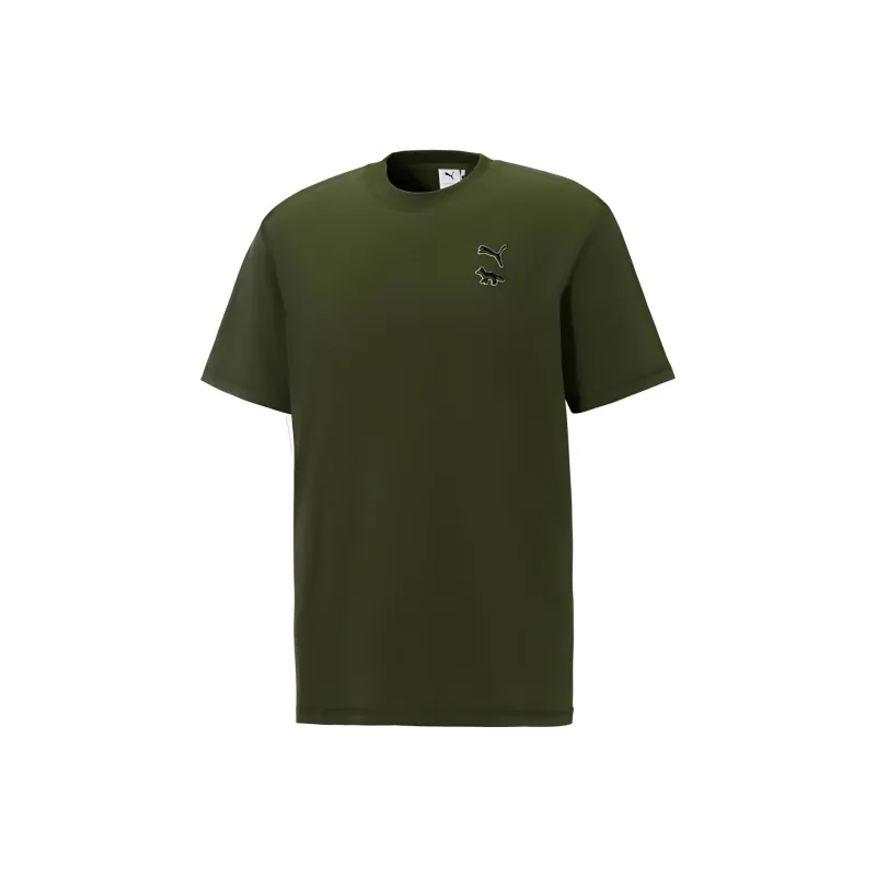Maison Kitsune X PUMA X PUMA T-Shirts Unisex Green-0