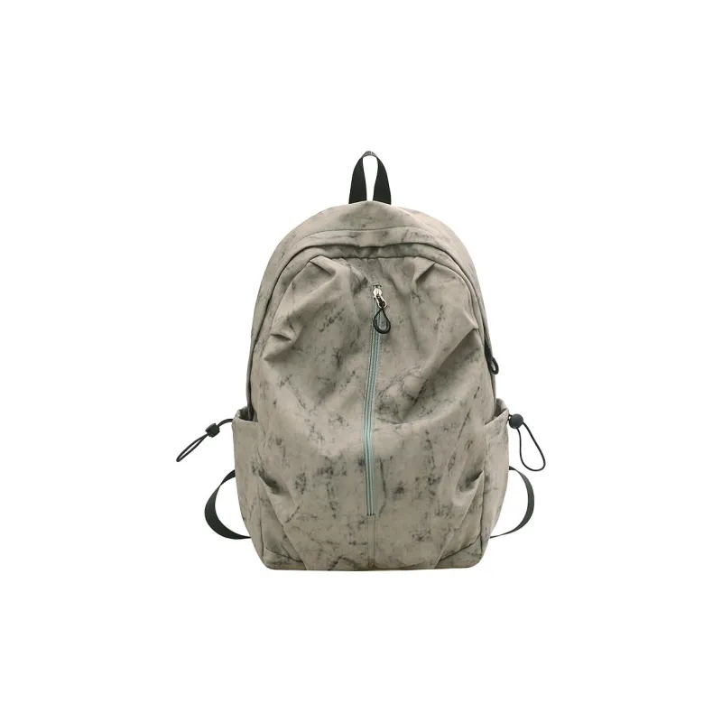 Dusen Kangaroo Nylon Backpack Unisex White/Black/Red/Dark Green/Light Green-16