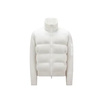 Moncler Knitted Wool Quilted Jacket