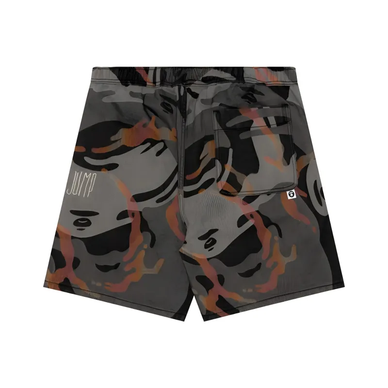 Aape Moonface Camo Jacquard Shorts-1