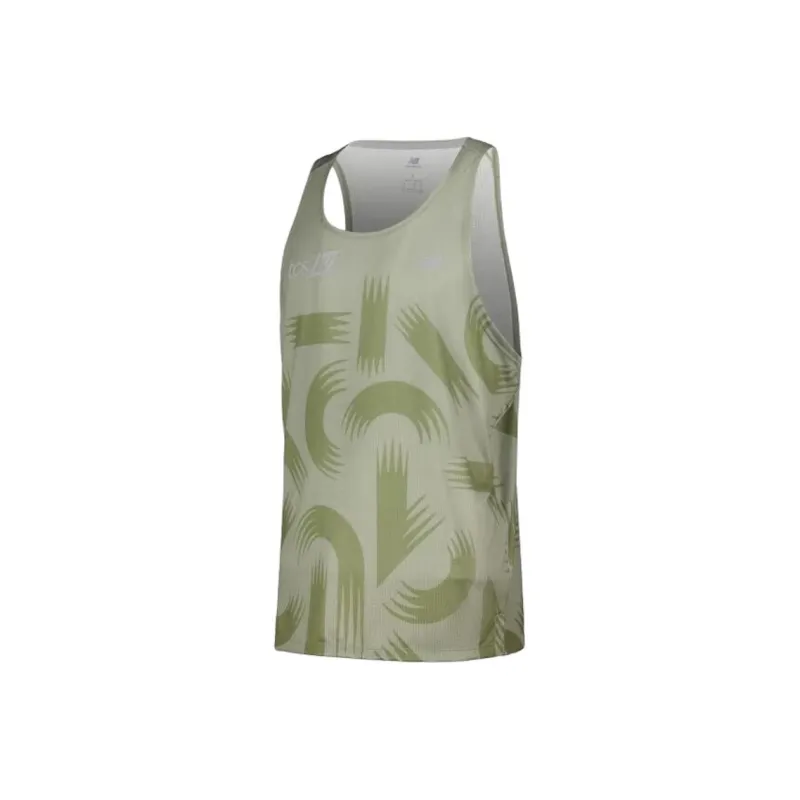 New Balance London Edition Series Tank Tops Men's Dark Olive Stone-0