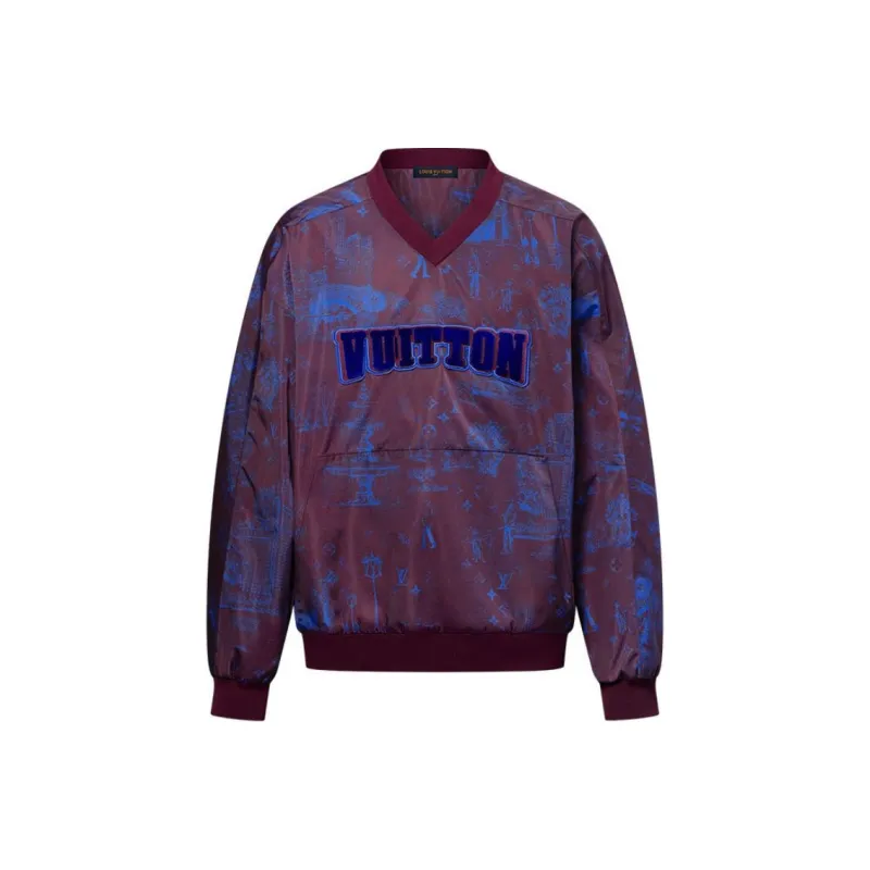 Lv Printed Nylon Pullover-0