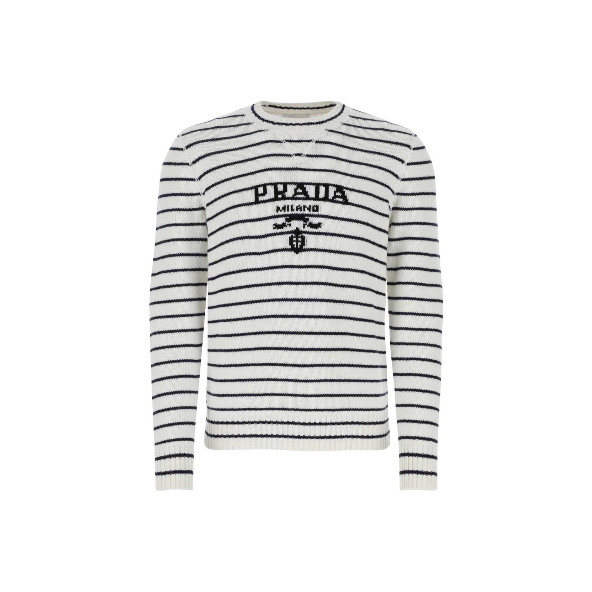 Prada White Sweaters on Sale & Authentic - POIZON Prada White Sweaters on Sale & Authentic - POIZON