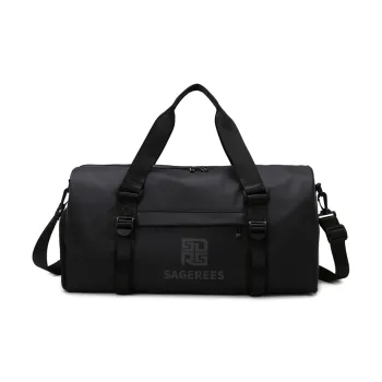 OUZIHUANG Nylon Travel Bag Unisex Pink/Silver/Jasper/Black