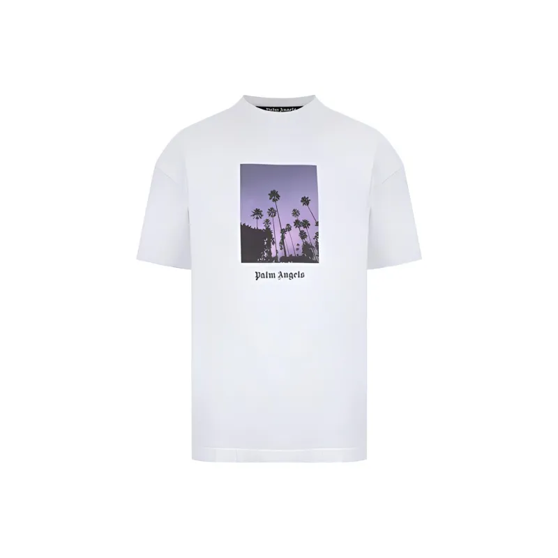 PALM ANGELS Stars And Palms T shirt-0