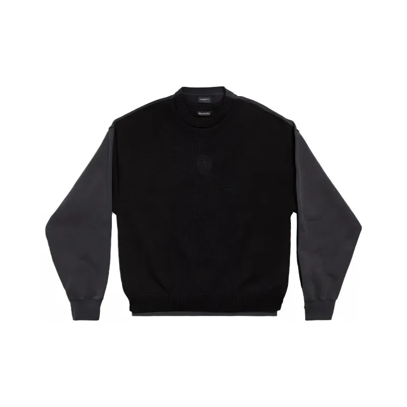 Balenciaga FW23 Knitwear Loose Fit Style Men's Black-0