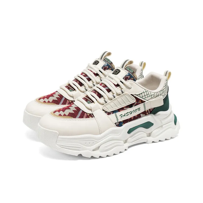 HACKBUTEER Low Top Chunky Sneakers Men's Box Included-9
