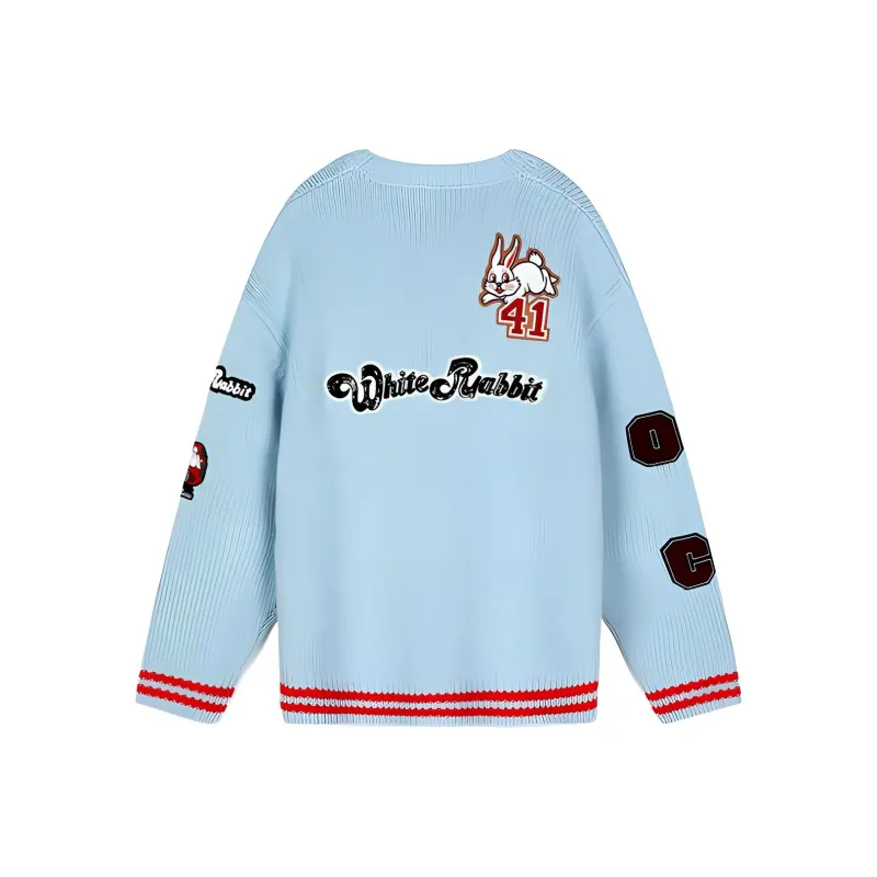 COACH X White Rabbit FW22 Cashmere Sweaters Women's Blue-1
