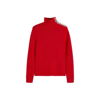 H&M Wool Mock Turtleneck Sweater Mens