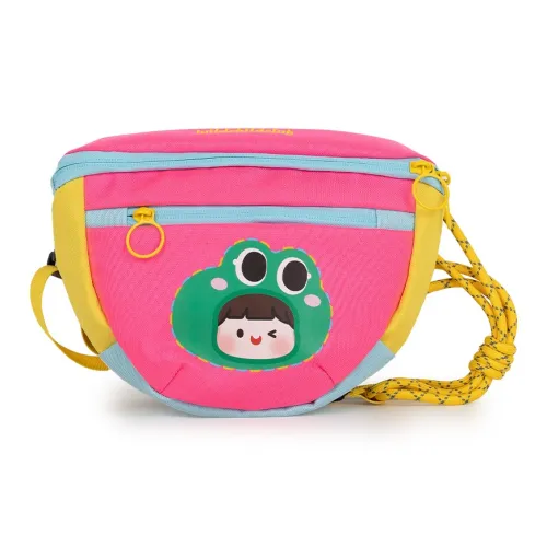 Wild Child Club Flesh Sauce Collaboration Polyester Crossbody Bag Coin Purse Unisex Pink
