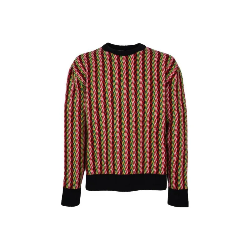Lanvin Chevron Motif Crewneck Jumper-0