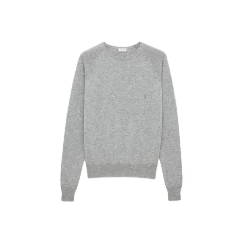 SAINT LAURENT Cassandre Crewneck Jumper